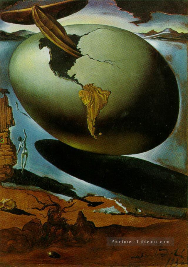 Allegory of an American Christmas Salvador Dali Oil Paintings
